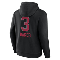 Budda Baker  Team Wordmark Player Name & Number Pullover Hoodie - Arizona Cardinals Hoodies