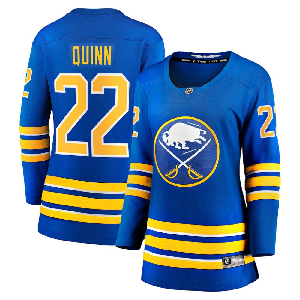 NHL Jack Quinn Buffalo Sabres Fanatics Women's Home Breakaway Player Jersey