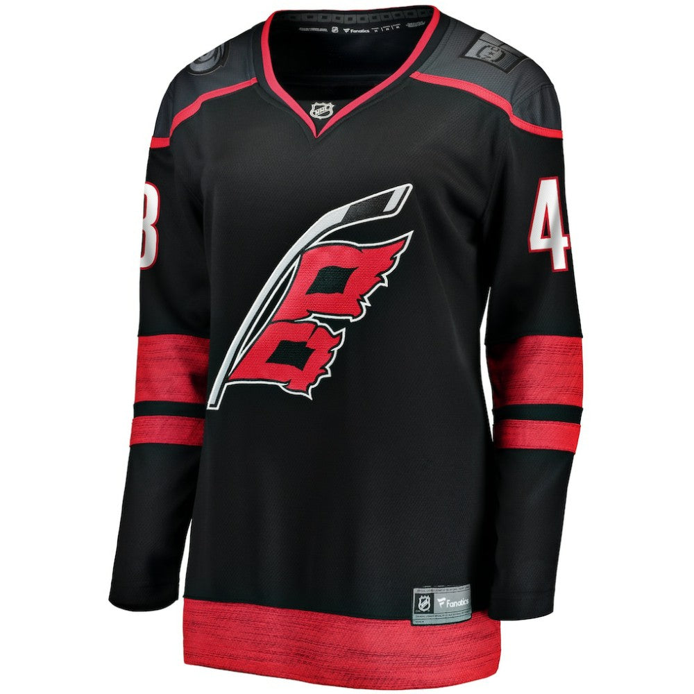 NHL Jordan Martinook Carolina Hurricanes Fanatics Women's Home Breakaway Player Jersey