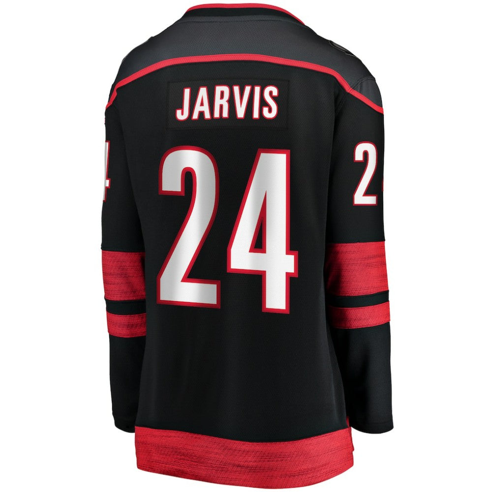 NHL Seth Jarvis Carolina Hurricanes Fanatics Women's Home Breakaway Player Jersey