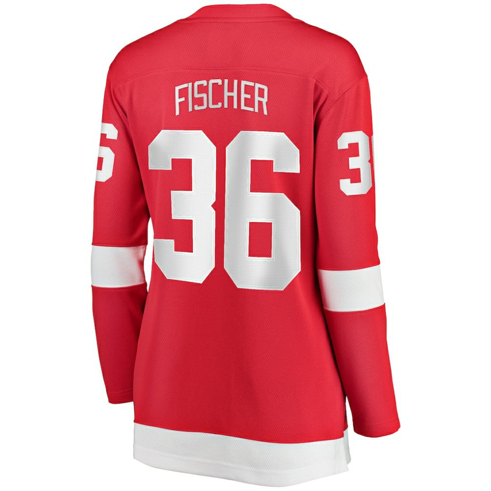 NHL Christian Fischer Detroit Red Wings Fanatics Women's Home Breakaway Player Jersey