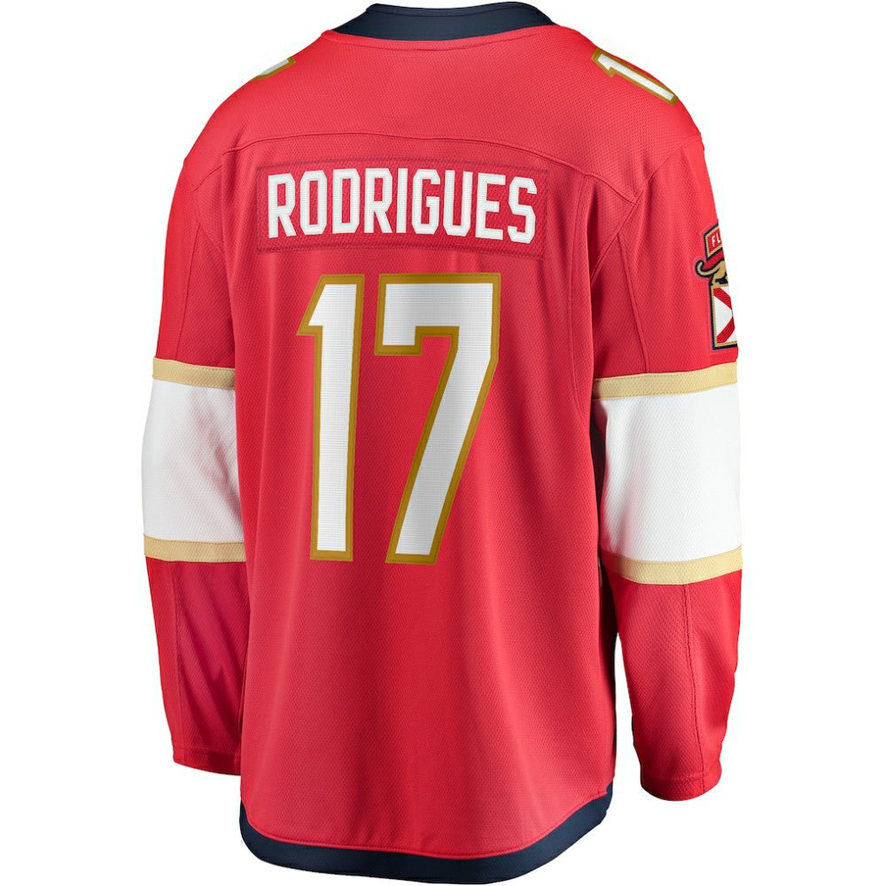 NHL Evan Rodrigues Florida Panthers Fanatics Home Breakaway Jersey