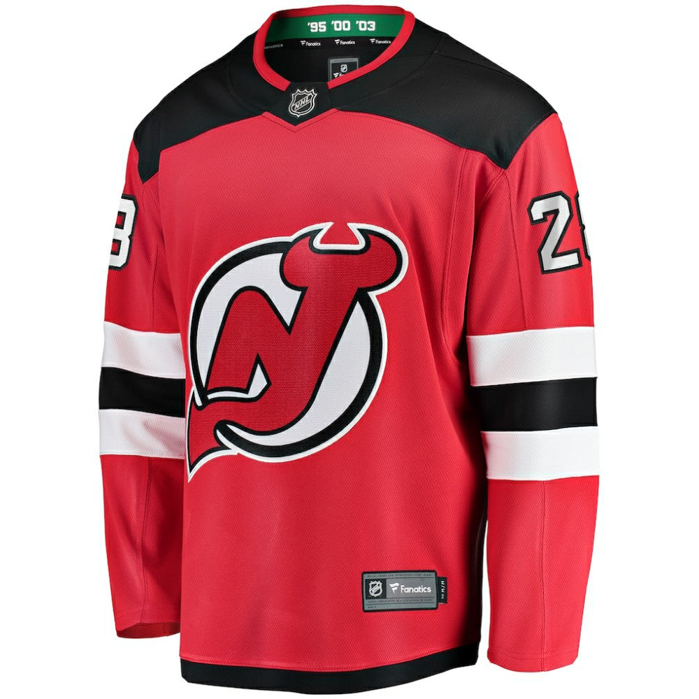 NHL Timo Meier New Jersey Devils Fanatics Home Breakaway Jersey