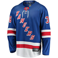 NHL Anton Blidh New York Rangers Fanatics Home Breakaway Jersey
