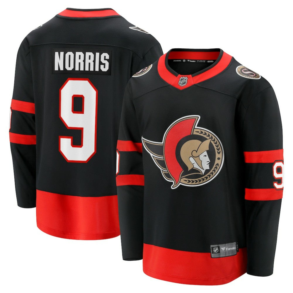 NHL Josh Norris Ottawa Senators Fanatics Home Breakaway Jersey