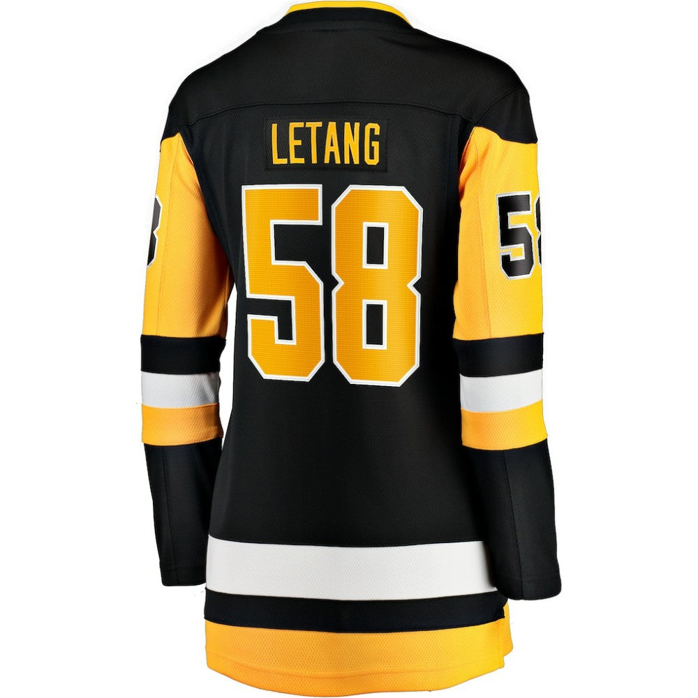 NHL Kris Letang Pittsburgh Penguins Fanatics Women's Home Breakaway Player Jersey