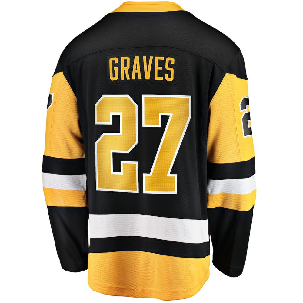 NHL Ryan Graves Pittsburgh Penguins Fanatics Home Breakaway Jersey