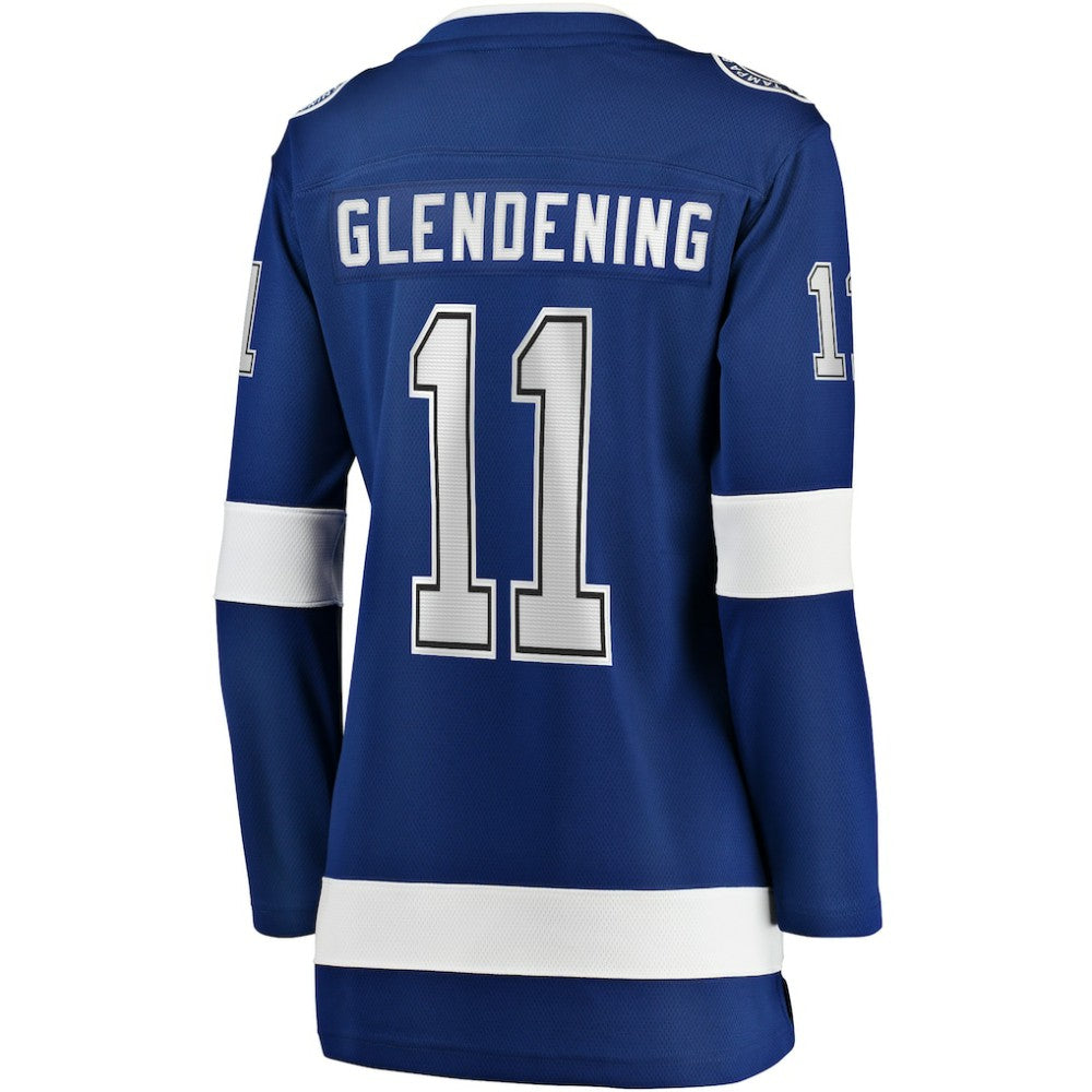 NHL Luke Glendening Tampa Bay Lightning Fanatics Women's Home Breakaway Player Jersey