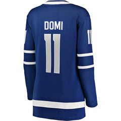 NHL Max Domi Toronto Maple Leafs Fanatics Women's Home Breakaway Player Jersey