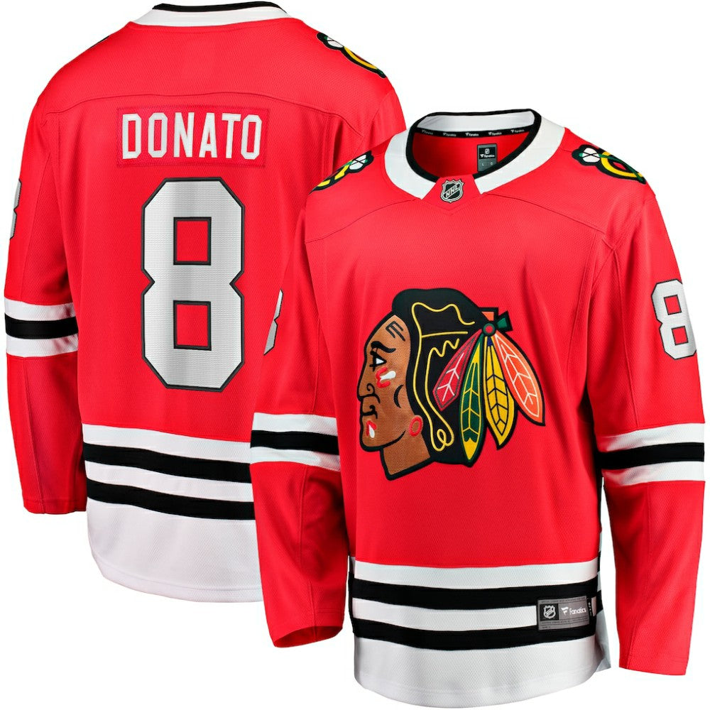 NHL Ryan Donato Chicago Blackhawks Fanatics Home Breakaway Jersey