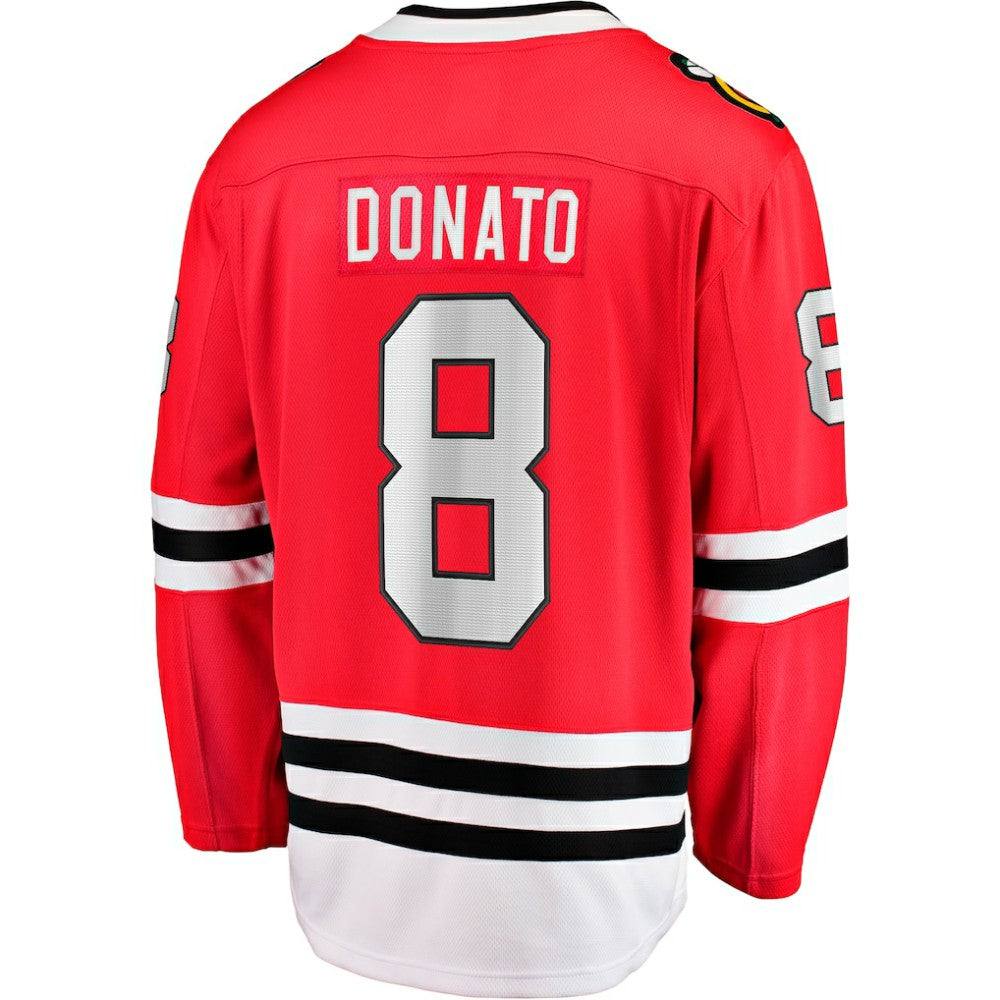 NHL Ryan Donato Chicago Blackhawks Fanatics Home Breakaway Jersey