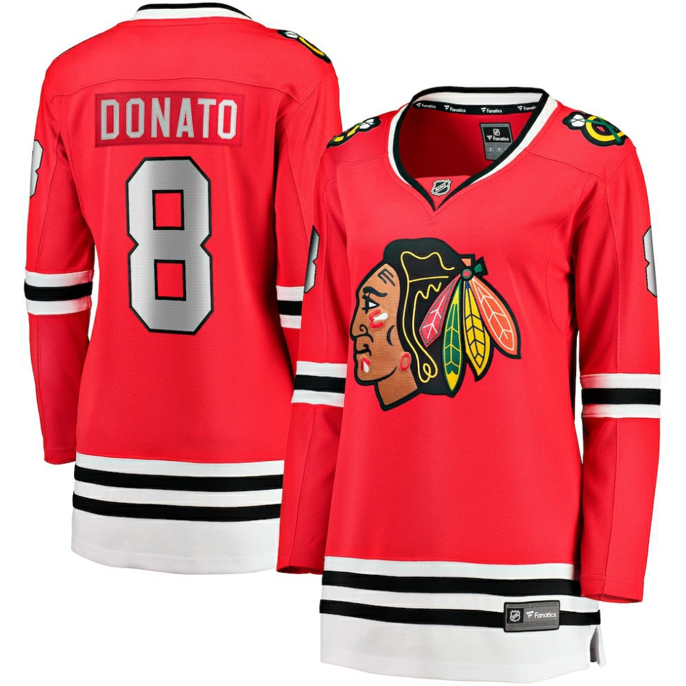 NHL Ryan Donato Chicago Blackhawks Fanatics Women's Home Breakaway Player Jersey