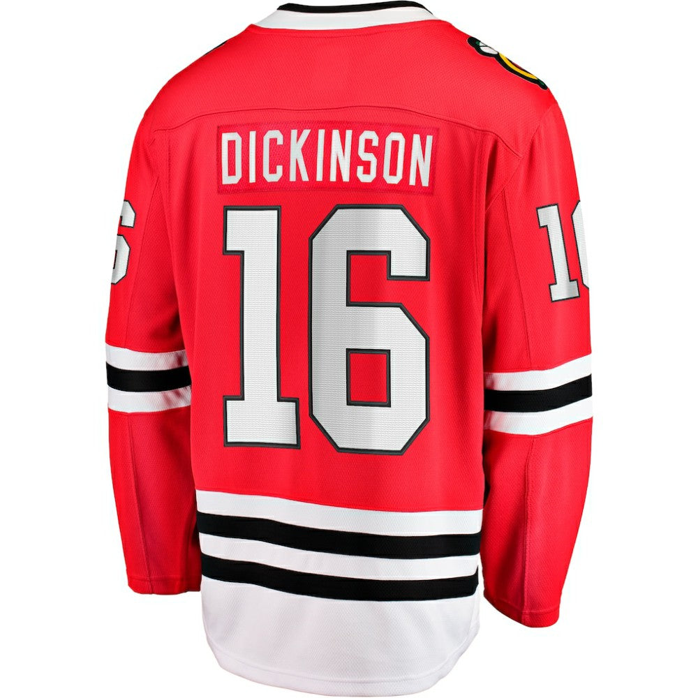 NHL Jason Dickinson Chicago Blackhawks Fanatics Home Breakaway Jersey