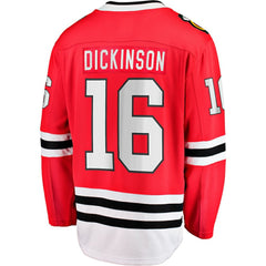 NHL Jason Dickinson Chicago Blackhawks Fanatics Home Breakaway Jersey