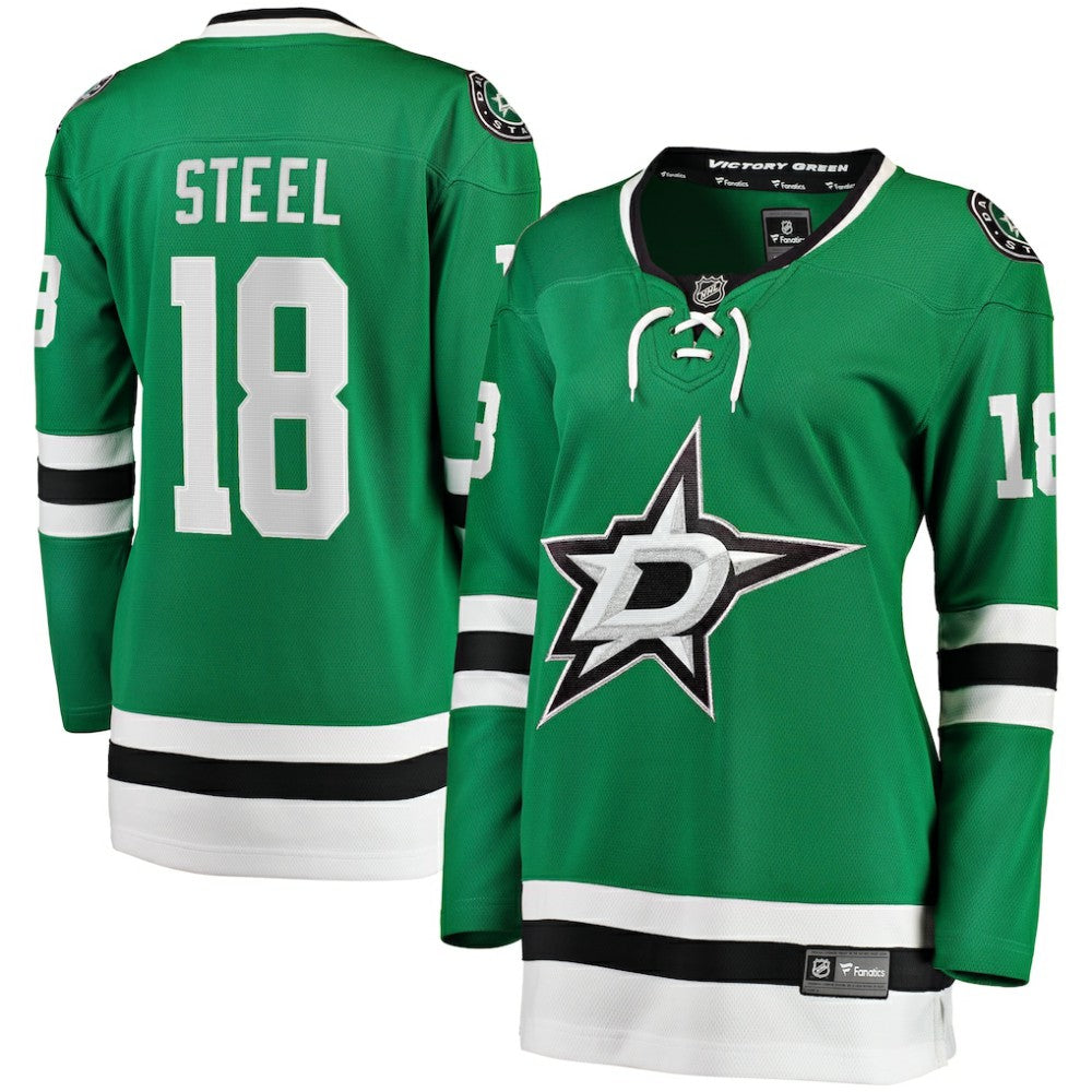 NHL Sam Steel Dallas Stars Fanatics Women's Home Breakaway Player Jersey