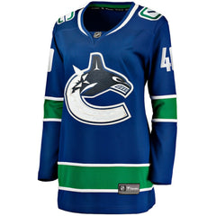 NHL Elias Pettersson Vancouver Canucks Fanatics Women's Home Breakaway Player Jersey