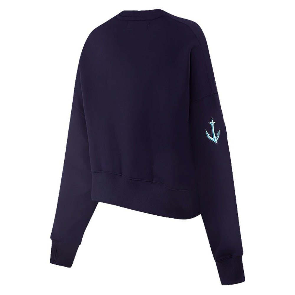 NHL Seattle Kraken Pro Standard Women's Mascot Crewneck Pullover Sweatshirt