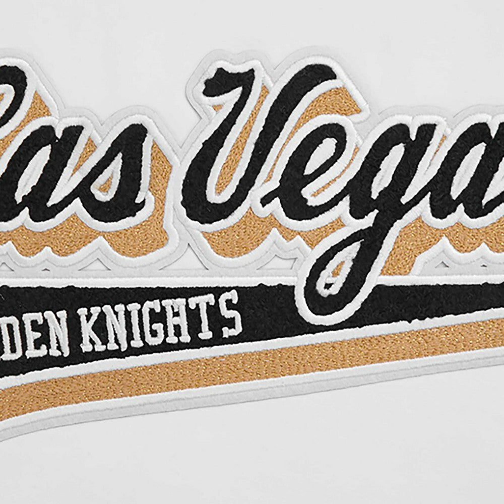 NHL Vegas Golden Knights Pro Standard Women's Boxy Script Tail Cropped T-Shirt