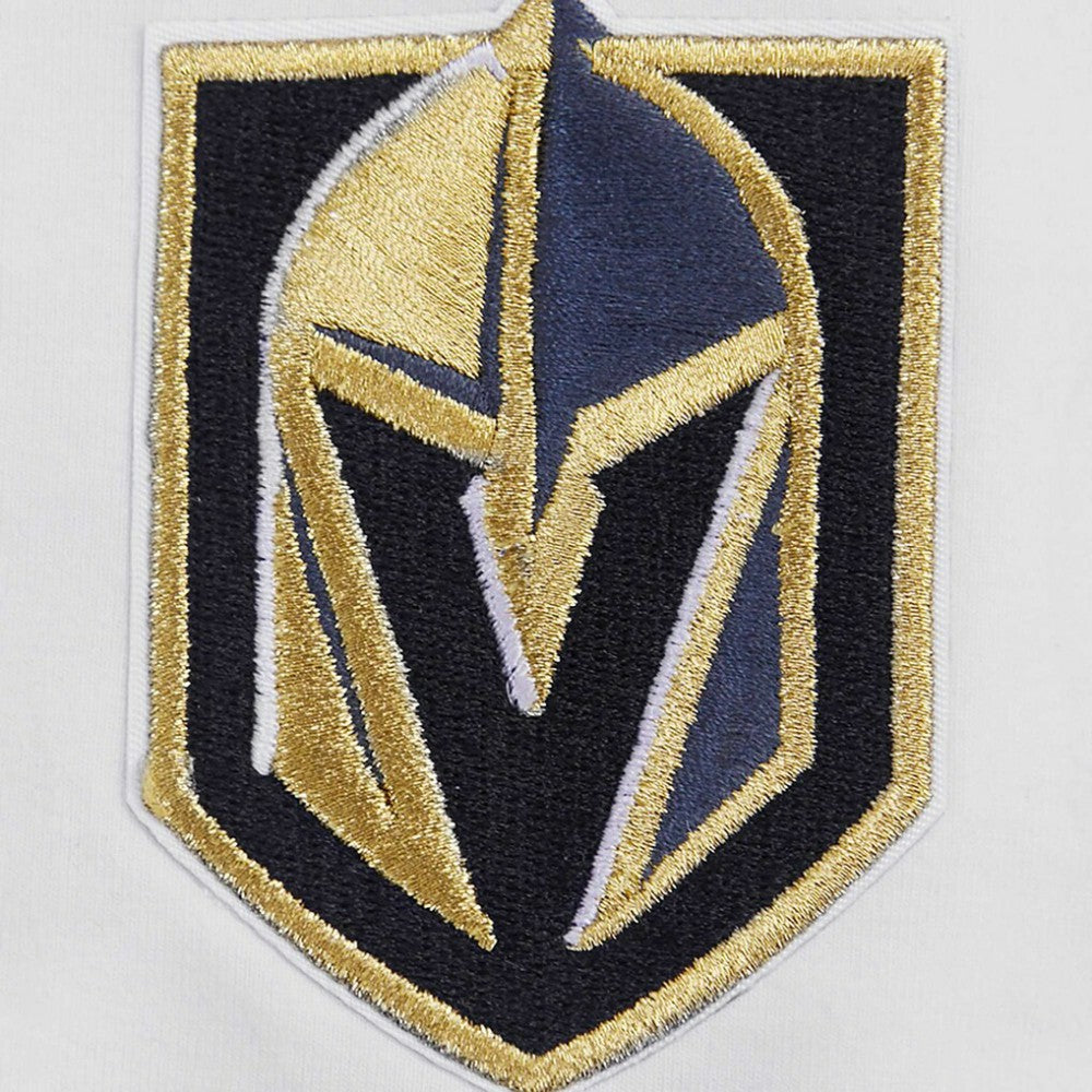 NHL Vegas Golden Knights Pro Standard Women's Boxy Script Tail Cropped T-Shirt
