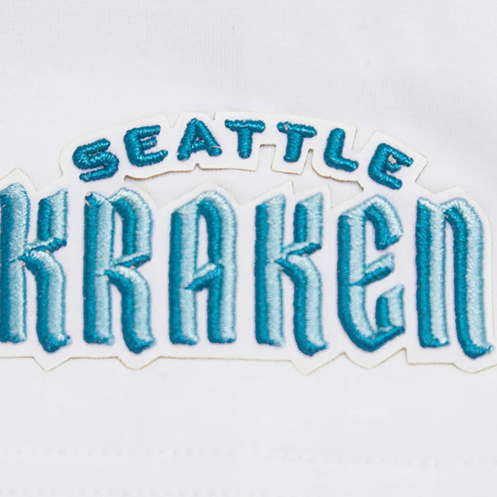 NHL Seattle Kraken Pro Standard Women's Boxy Script Tail Cropped T-Shirt