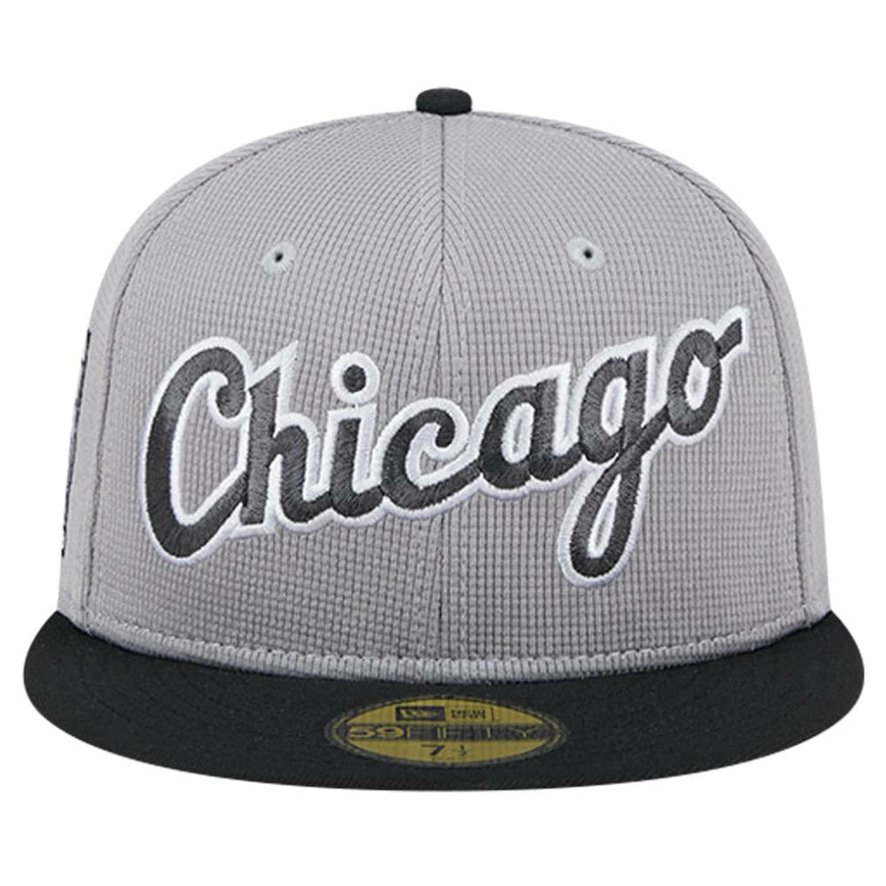 Gray Chicago White Sox New Era Pivot Mesh 59FIFTY Fitted Hat