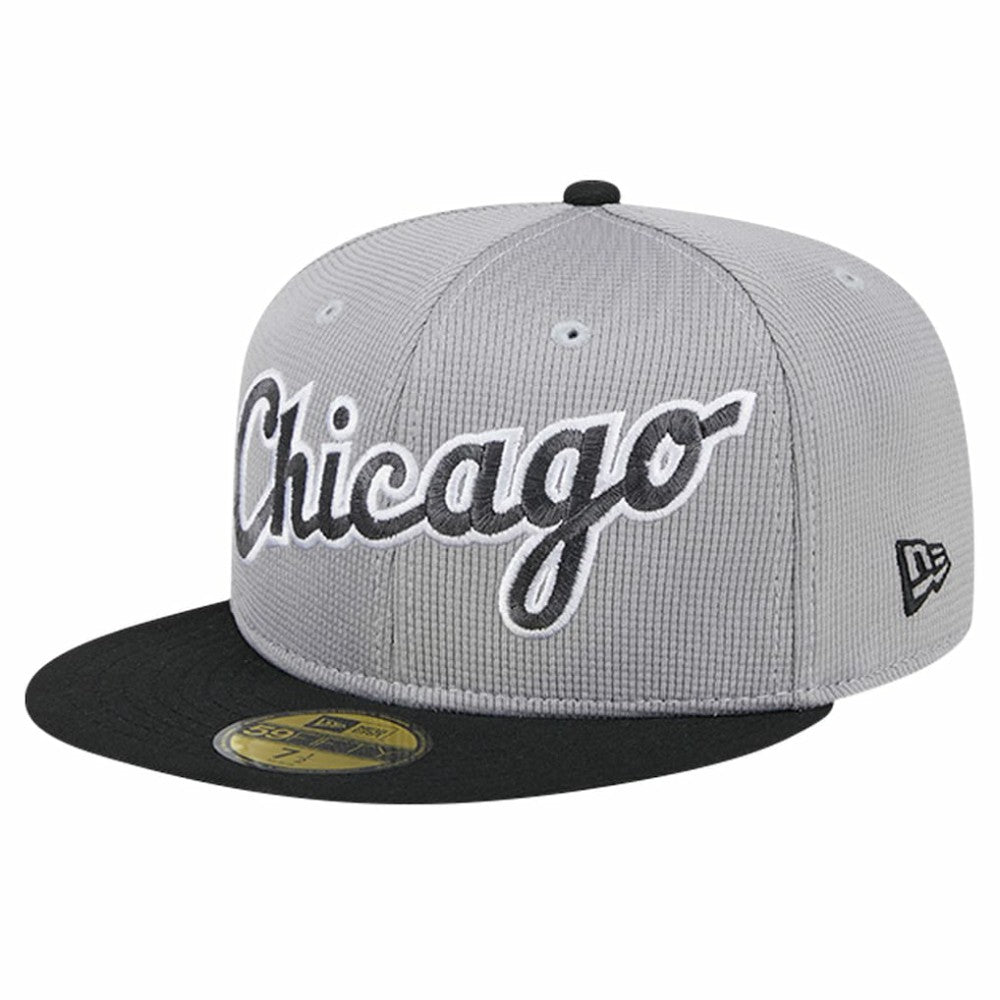 Gray Chicago White Sox New Era Pivot Mesh 59FIFTY Fitted Hat
