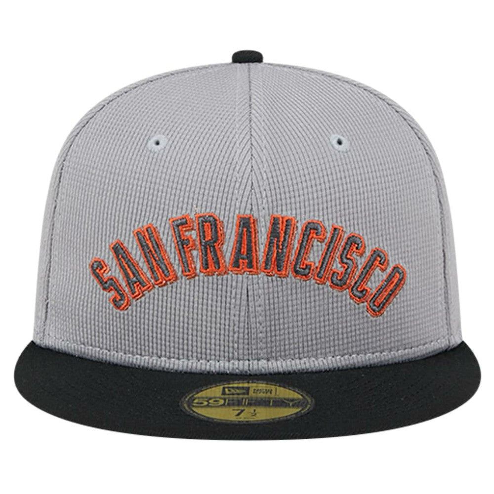 Gray San Francisco Giants New Era Pivot Mesh 59FIFTY Fitted Hat