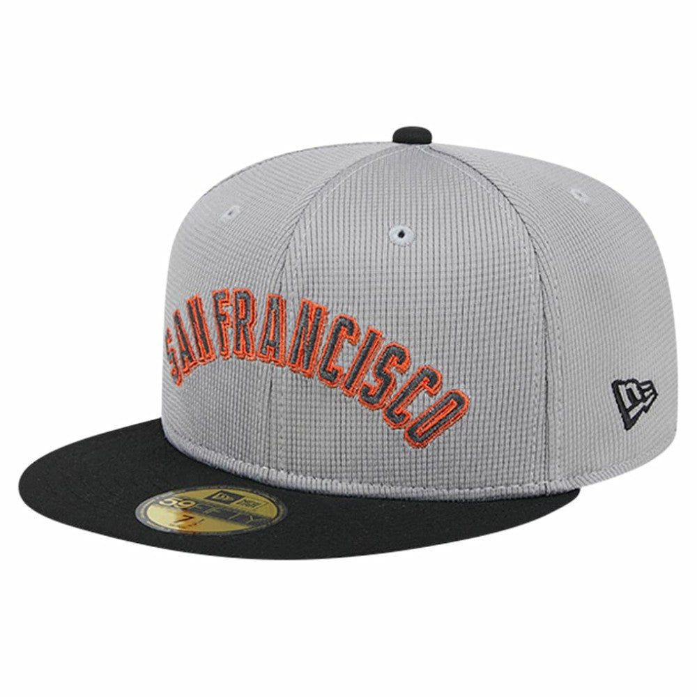 Gray San Francisco Giants New Era Pivot Mesh 59FIFTY Fitted Hat