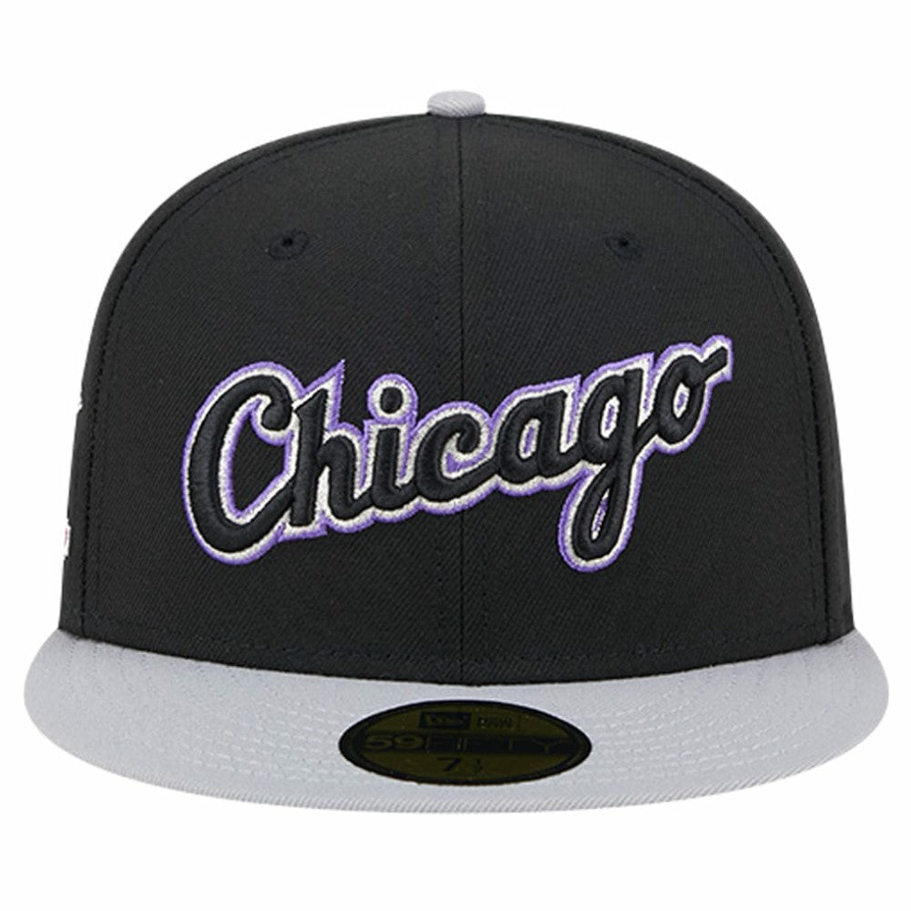Black Chicago White Sox New Era  Retro Spring Training 59FIFTY Fitted Hat
