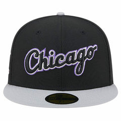 Black Chicago White Sox New Era  Retro Spring Training 59FIFTY Fitted Hat