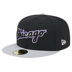 Black Chicago White Sox New Era  Retro Spring Training 59FIFTY Fitted Hat