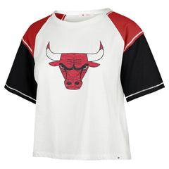47 brand Chicago Bulls '47 Women's Premier Raglan Cropped T-Shirt sale