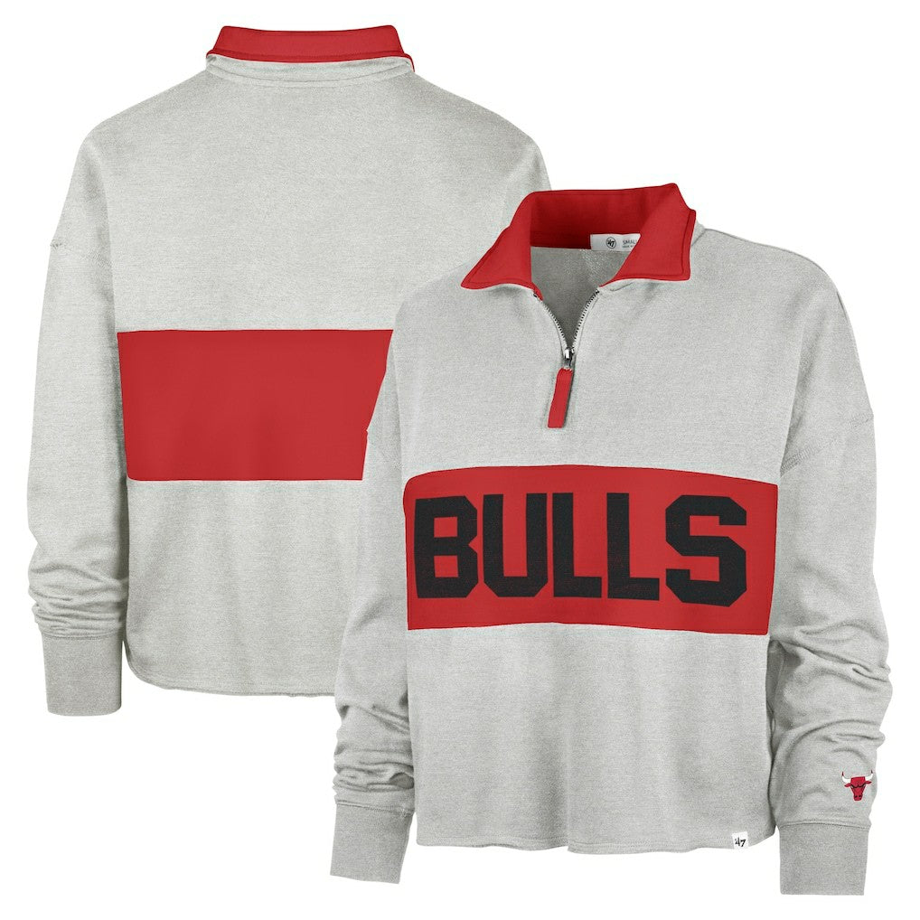 47 brand Chicago Bulls '47 Women's Breakthrough Remi Quarter-Zip Jacket sale