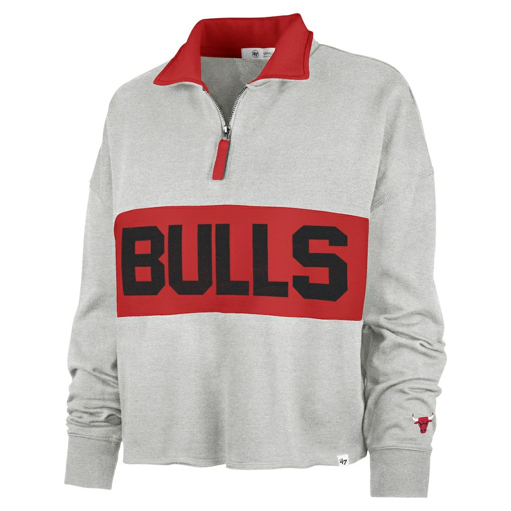 47 brand Chicago Bulls '47 Women's Breakthrough Remi Quarter-Zip Jacket sale