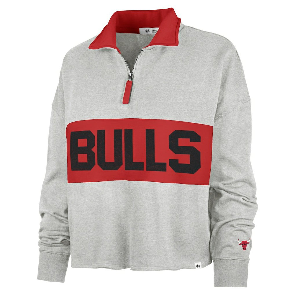 47 brand Chicago Bulls '47 Women's Breakthrough Remi Quarter-Zip Jacket sale