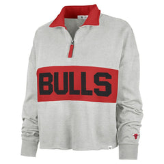 47 brand Chicago Bulls '47 Women's Breakthrough Remi Quarter-Zip Jacket sale