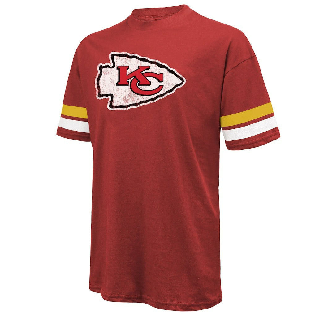 Travis Kelce  Majestic Threads Name & Number Oversized Fit T-Shirt - Kansas City Chiefs T-shirts