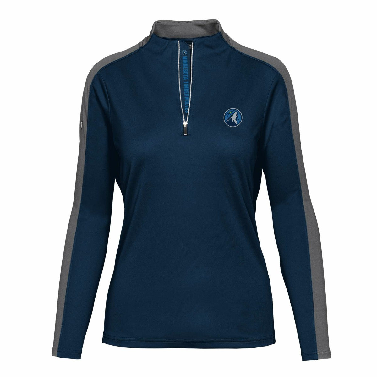 Minnesota Timberwolves Levelwear Women's Remi Insignia Core Quarter-Zip Pullover Top
