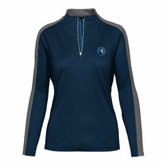 Minnesota Timberwolves Levelwear Women's Remi Insignia Core Quarter-Zip Pullover Top