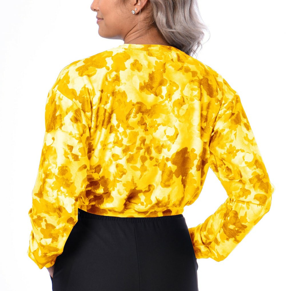 Certo Women's Cropped Long Sleeve T-Shirt - Pittsburgh Steelers T-shirts