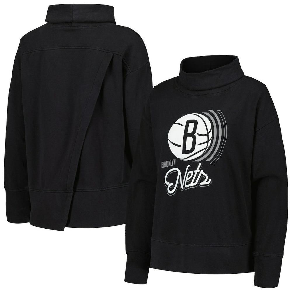 Brooklyn Nets Levelwear Women's Sunset Pullover Sweatshirt