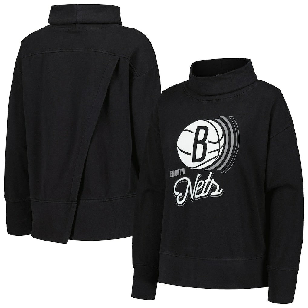Brooklyn Nets Levelwear Women's Sunset Pullover Sweatshirt