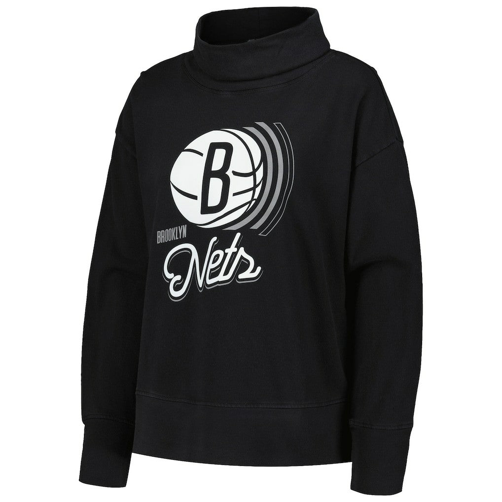 Brooklyn Nets Levelwear Women's Sunset Pullover Sweatshirt