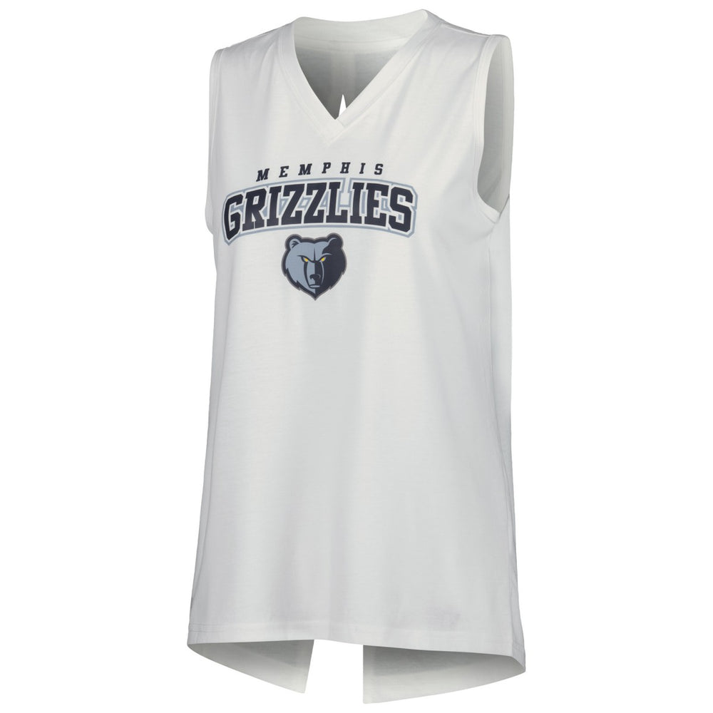 Memphis Grizzlies Levelwear Women's Paisley Peekaboo Tank Top