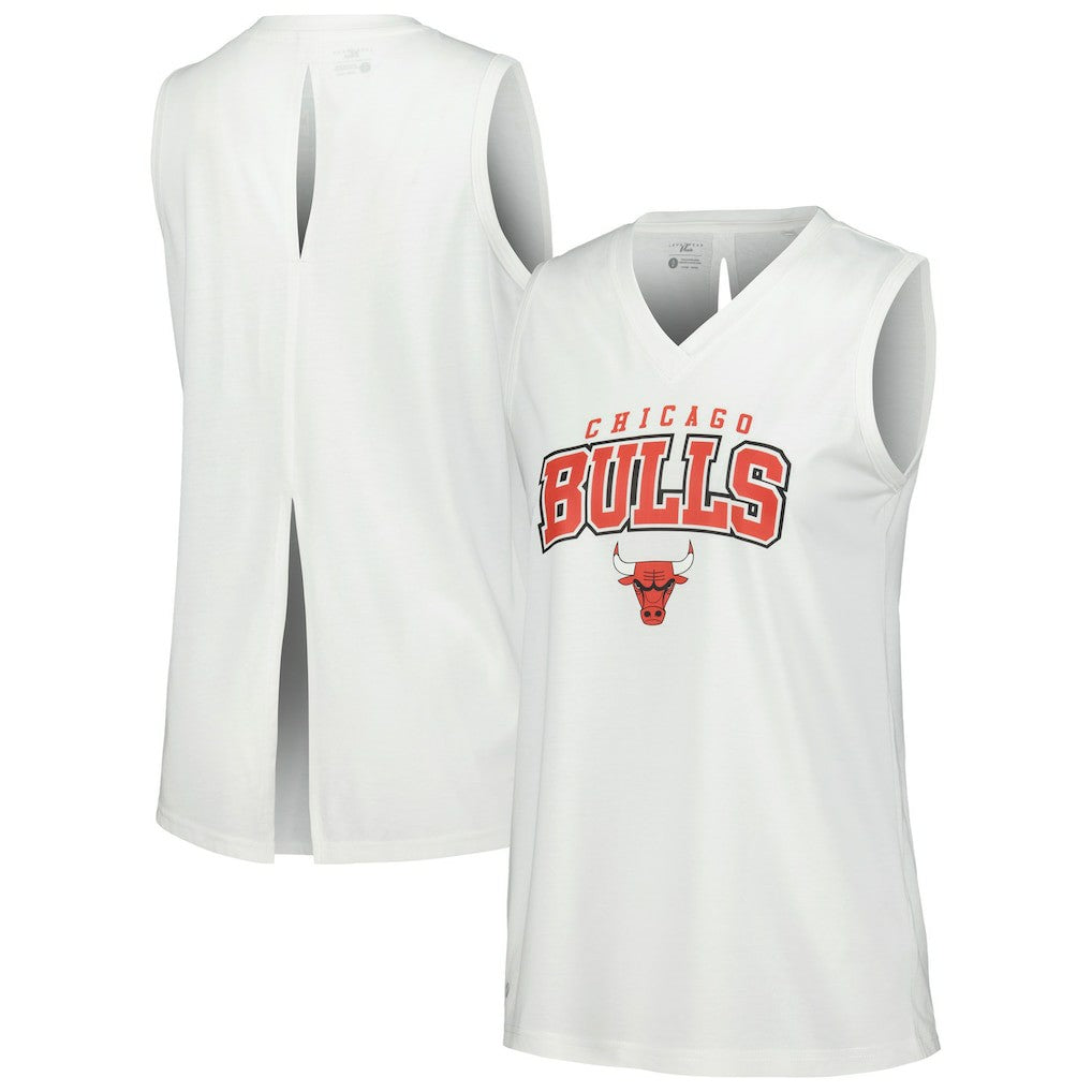 Chicago Bulls Levelwear Women's Paisley Peekaboo Tank Top sale