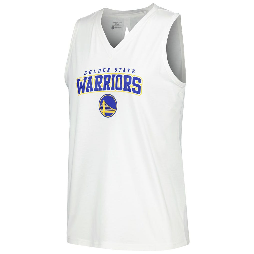 Golden State Warriors Levelwear Women's Paisley Peekaboo Tank Top sale