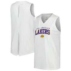 Los Angeles Lakers Levelwear Women's Paisley Peekaboo Tank Top