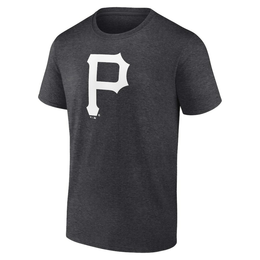 Charcoal Pittsburgh Pirates Personalized Monochrome Name & Number T-Shirt