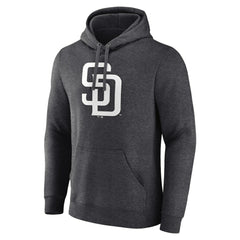 Charcoal San Diego Padres Personalized Monochrome Name & Number Pullover Hoodie