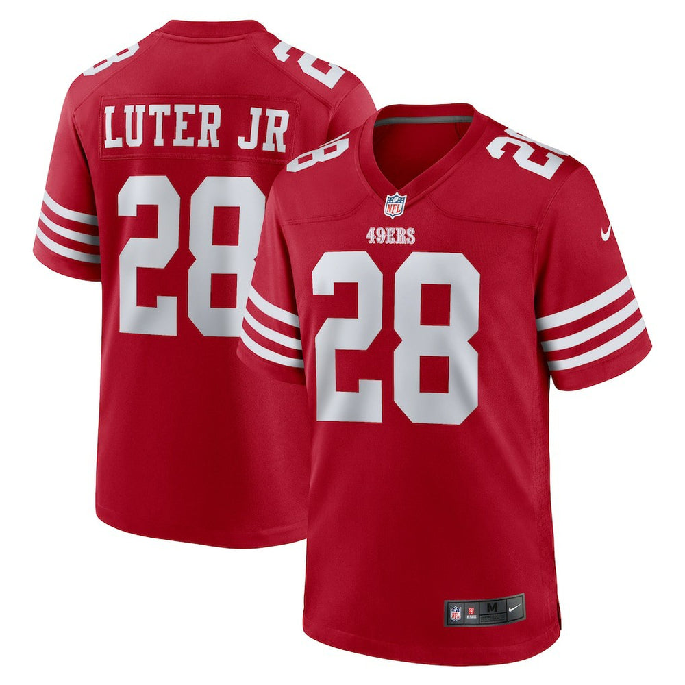 Darrell Luter Jr.  Game Jersey - San Francisco 49ers Jerseys